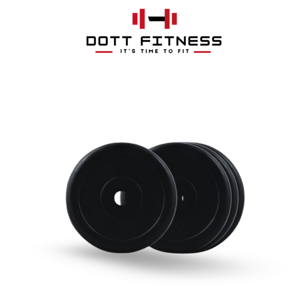 4 kg pair Rubber Plates