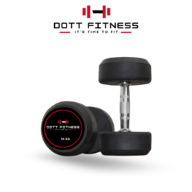 14 kg pair rubber dumbles