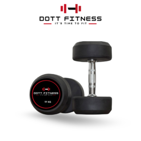17 kg pair rubber dumbles