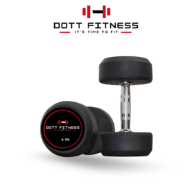 4 kg pair Rubber Dumbles