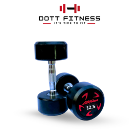 12.5 kg pair Rubber Coated Dumbles