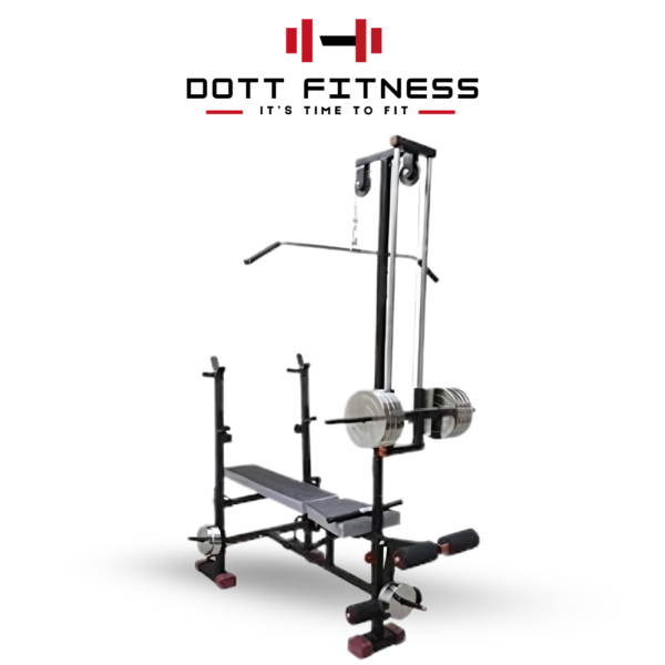 Multifunctional Pulley System 7 in 1 Bench Press for Home Gym